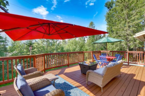 Spacious Eagle River Escape with Hot Tub and Views!